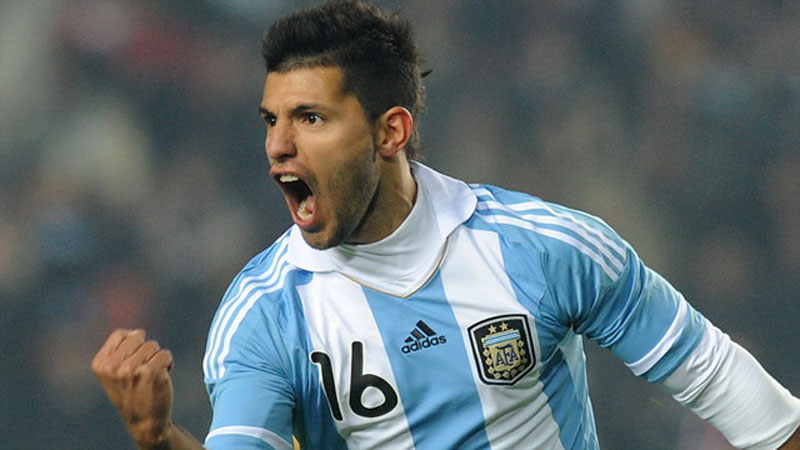 Sergio Aguero Argentina forward