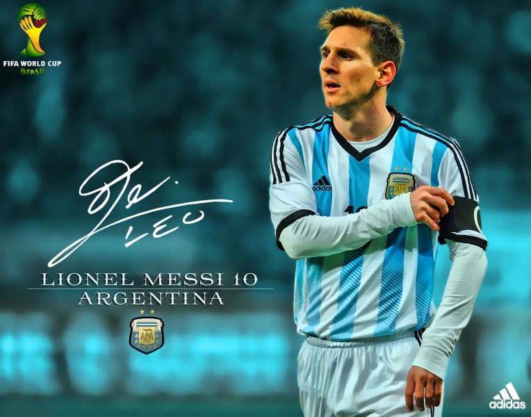 Lionel Messi Argentina FIFA World Cup 2014 wallpaper
