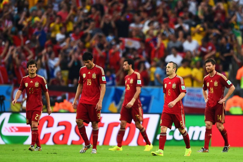 Spain gets humilliated in the FIFA World Cup 2014