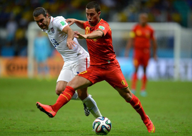Eden Hazard in Belgium FIFA World Cup 2014