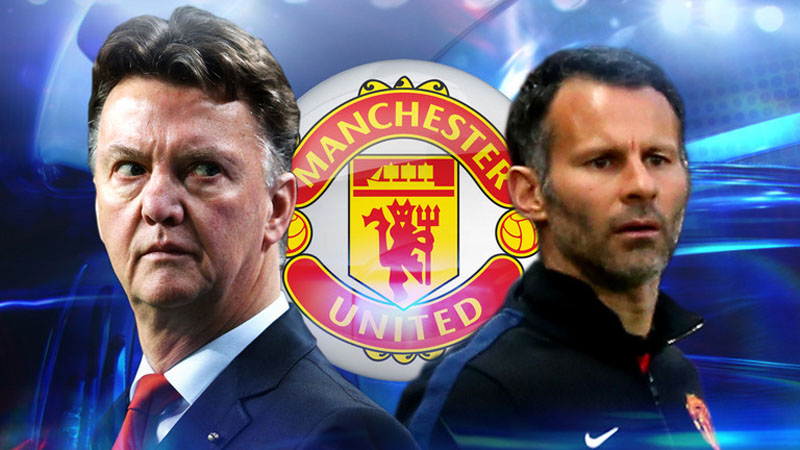 Louis Van Gaal and Ryan Giggs, Manchester United's new managers