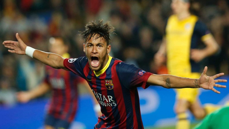 Neymar in FC Barcelona in 2014