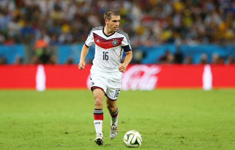 Philipp Lahm in Germany vs Argentina, at the 2014 FIFA World Cup final