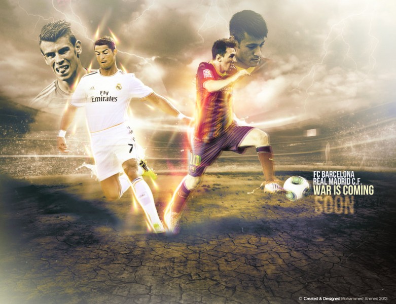 Bale and Ronaldo vs Messi and Neymar