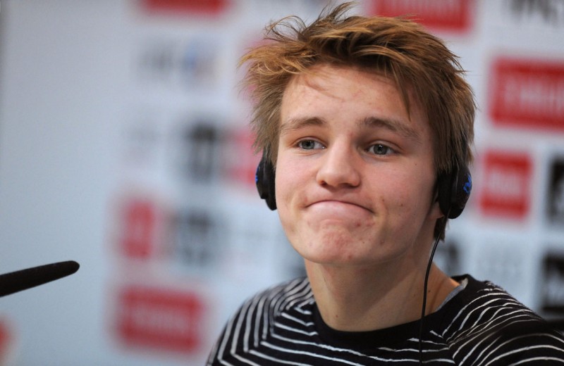 Martin Odegaard first day as Real Madrid player