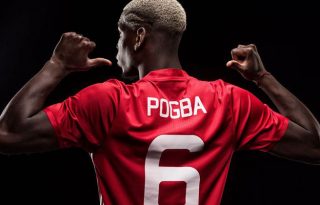 Pogba Manchester United jersey number 6