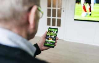 Football betting from home