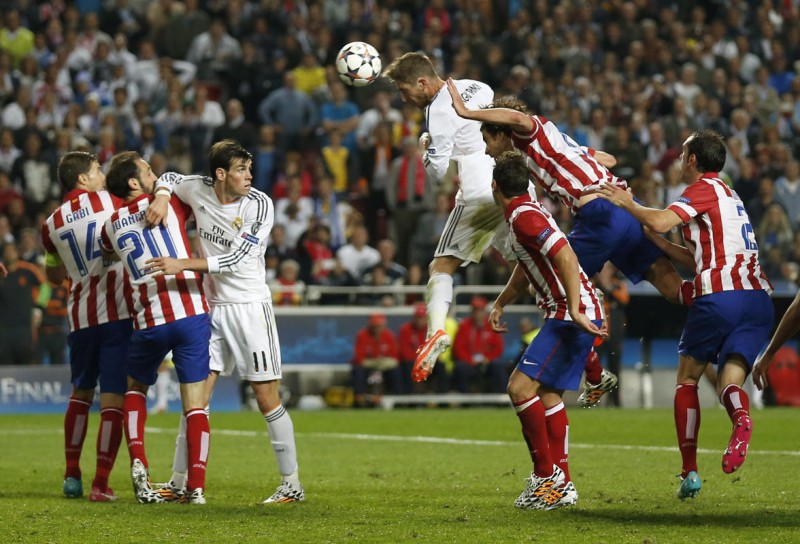 Sergio Ramos header in the Champions League final