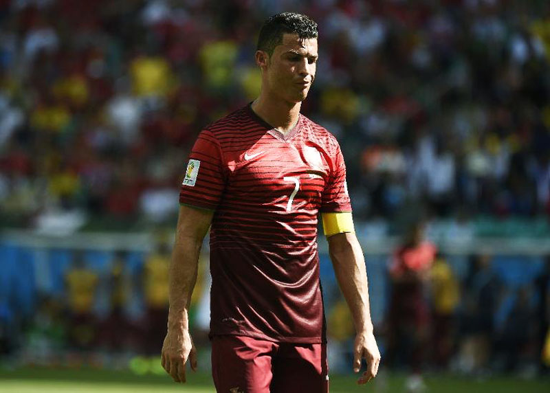 Cristiano Ronaldo - Portugal's captain at the FIFA World Cup 2014