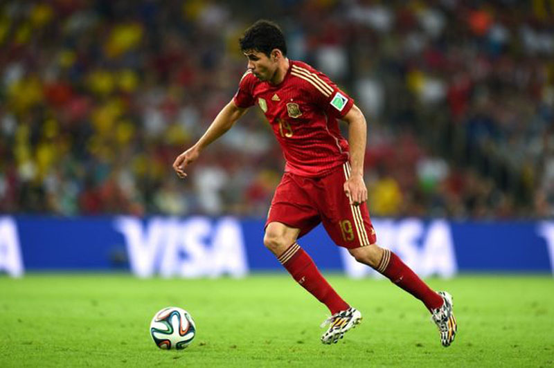 Diego Costa in Spain's FIFA World Cup 2014