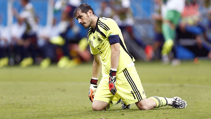 Iker Casillas in Spain's FIFA World Cup 2014