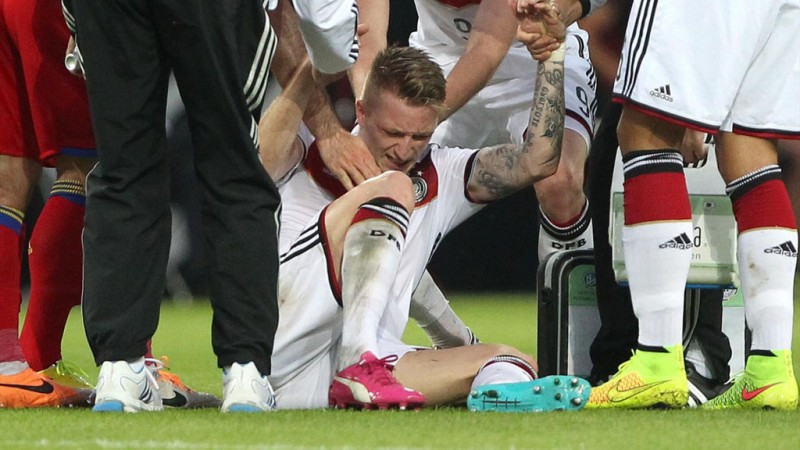 Marco Reus injury, in Germany vs Armenia