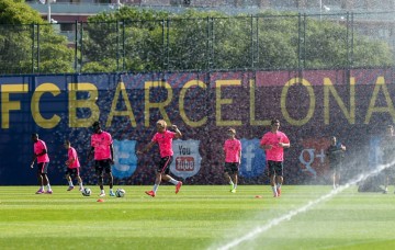 FC Barcelona pre-season 2014-2015 training session