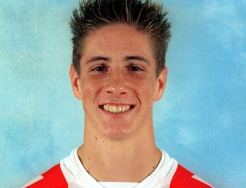 Fernando Torres, El Nino with 18 years old in Atletico Madrid