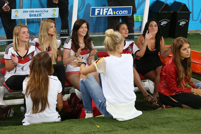 Germany players' wifes and WAGs, in the World Cup 2014