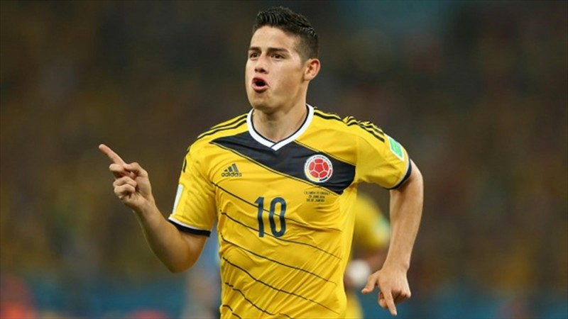 James Rodríguez, in Colombia FIFA World Cup 2014