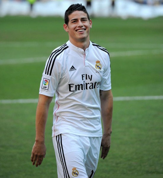 James Rodríguez happiness after signing for Real Madrid