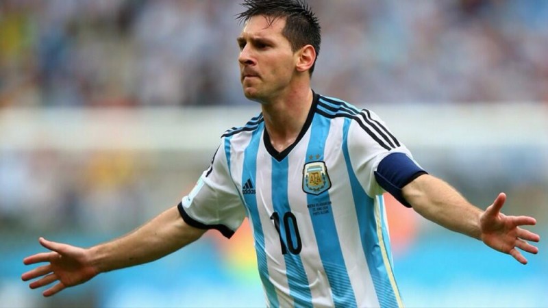 Lionel Messi in Argentina's World Cup 2014