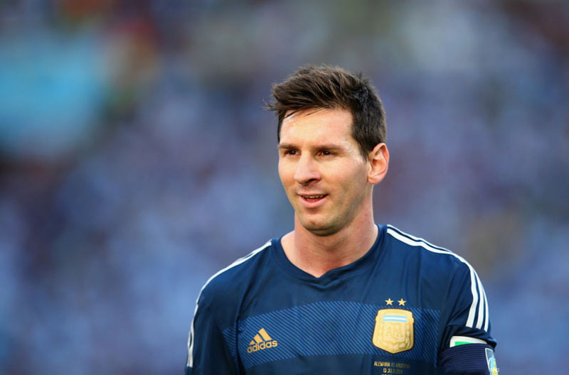 Lionel Messi in Argentina's FIFA World Cup 2014