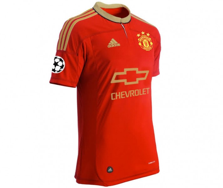 Manchester United Chevrolet Adidas jersey for 2015-2016