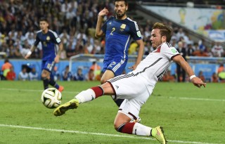 Mario Gotze winning goal in Germany 1-0 Argentina, FIFA World Cup 2014 final