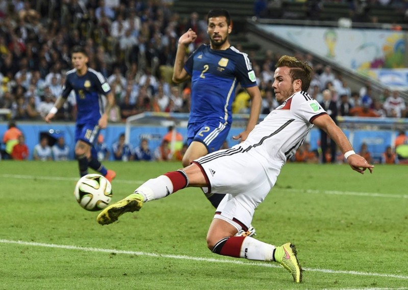 Mario Gotze winning goal in Germany 1-0 Argentina, in the FIFA World Cup final in 2014