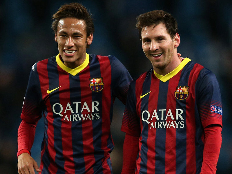 Neymar and Messi, best friends in Barcelona