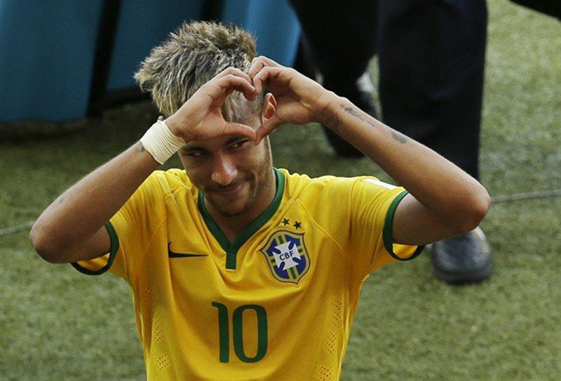 Neymar Jr, in Brazil FIFA World Cup 2014