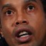 Ronaldinho crying in his emotional goodbye