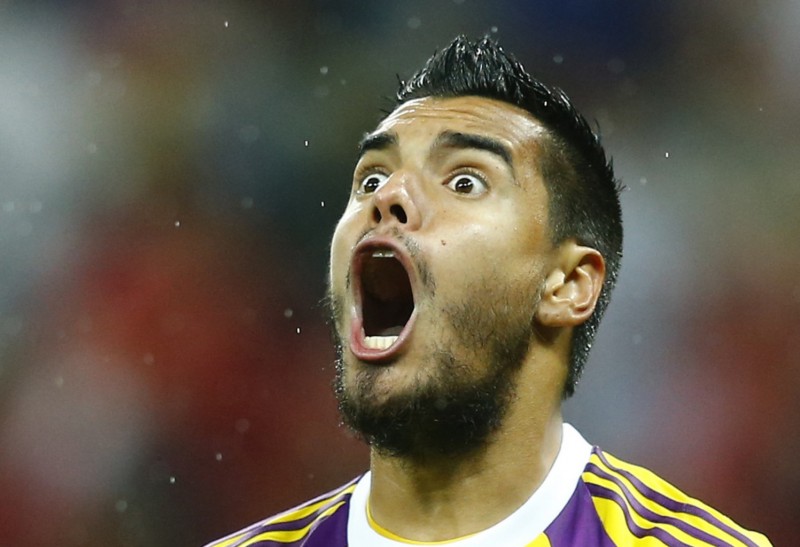 Sergio Romero crazy face in Argentina, at the 2014 FIFA World Cup