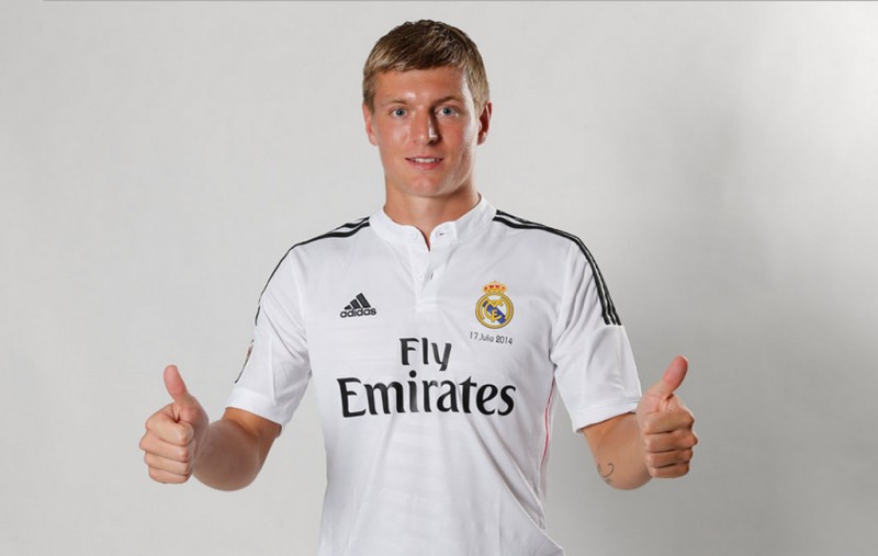 Toni Kroos in Real Madrid presentation 2014-2015