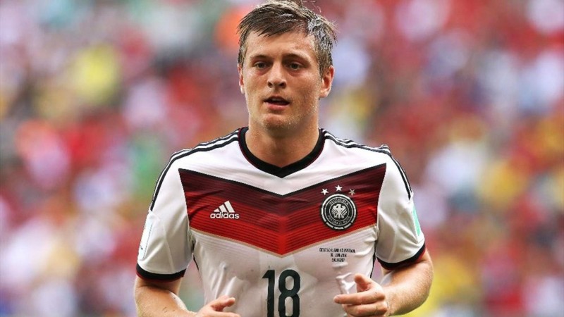 Tony Kroos in Germany's FIFA World Cup 2014