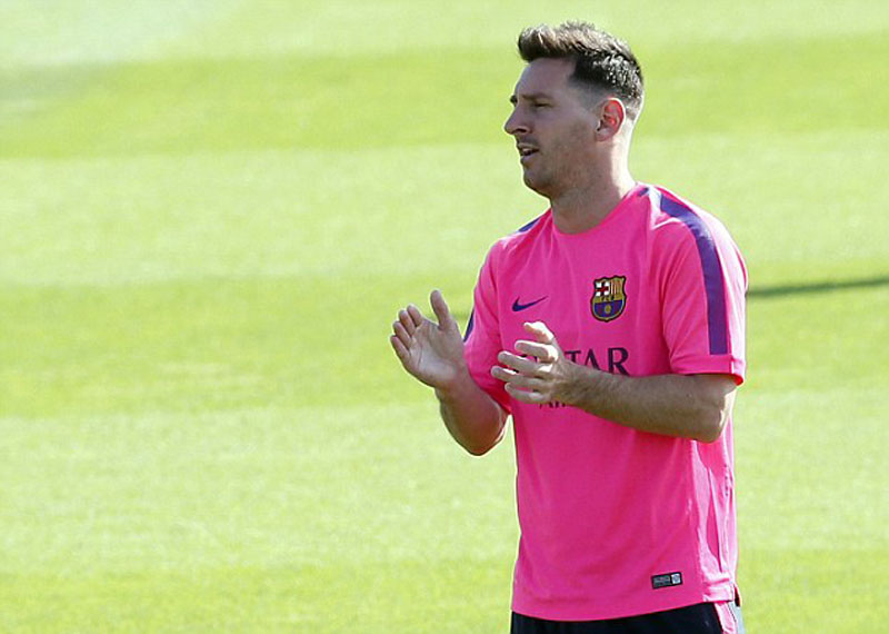 Lionel Messi's new haircut and style for 2014-2015