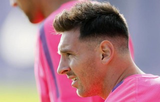 Lionel Messi new haircut and hairstyle in 2014-2015