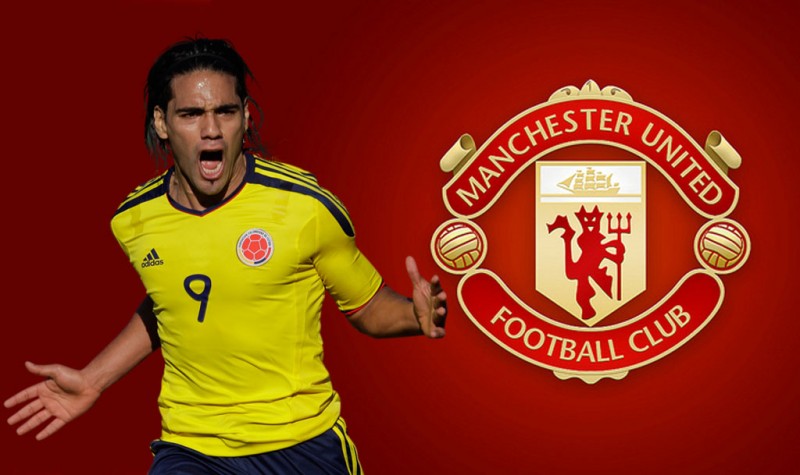 Falcao in a Manchester United wallpaper for 2014-2015