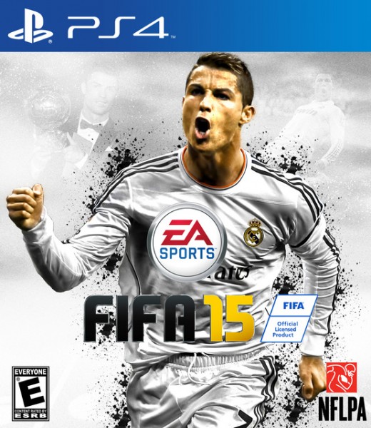 FIFA 15 PS4 box cover with Cristiano Ronaldo