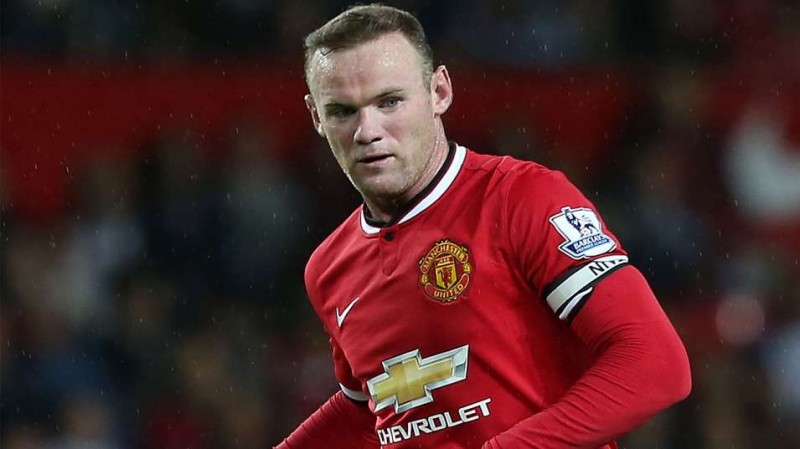 Wayne Rooney in a Manchester United jersey 2014-2015