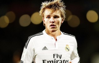 Martín Odegaard in Real Madrid's jersey 2015