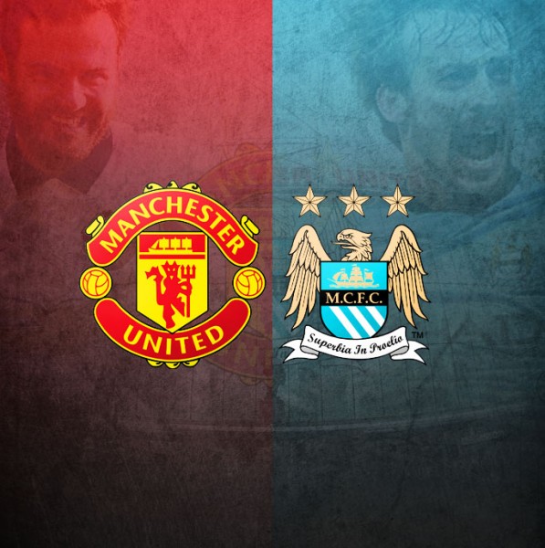 Manchester United vs Manchester City banner