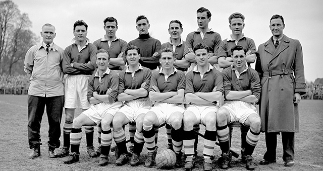 Chelsea squad, champions in England in 1955