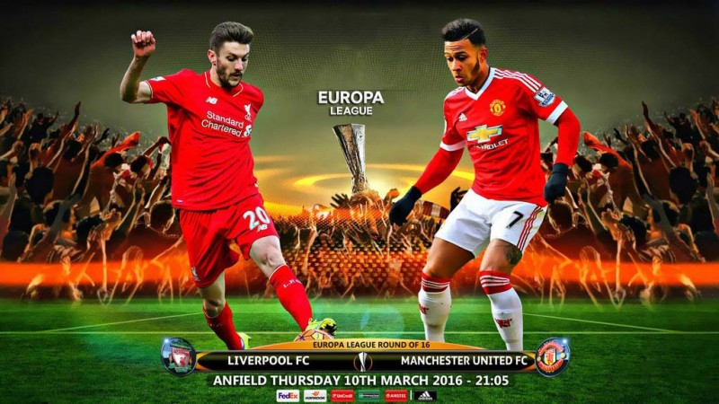 Liverpool vs Manchester United in the Europa League 2016 wallpaper