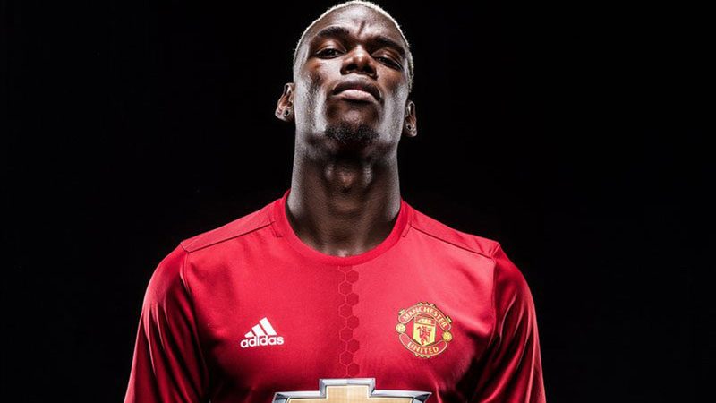 Paul Pogba arrogant look in Manchester United photoshoot