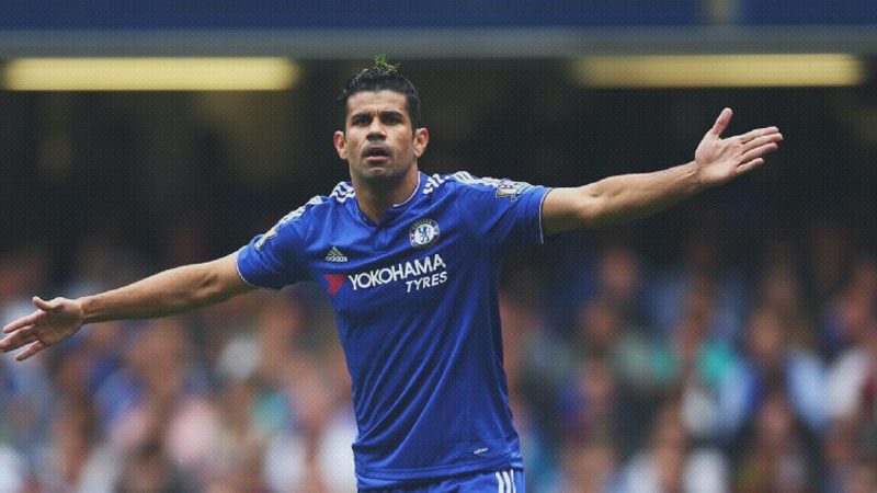Diego Costa in Chelsea FC in 2016