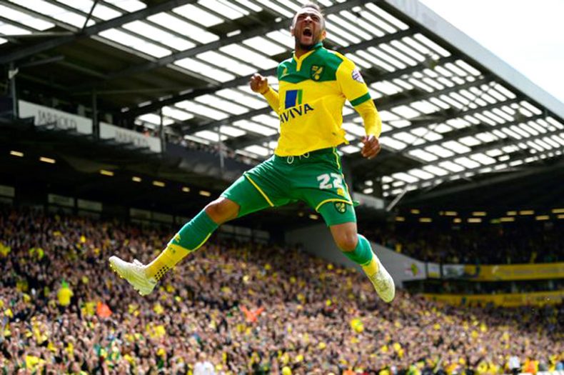 Norwich in the Championship in 2016-2017