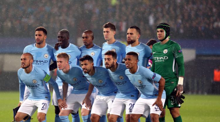 Manchester City starting eleven for 2017-2018
