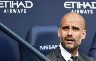 Pep Guardiola in Manchester City