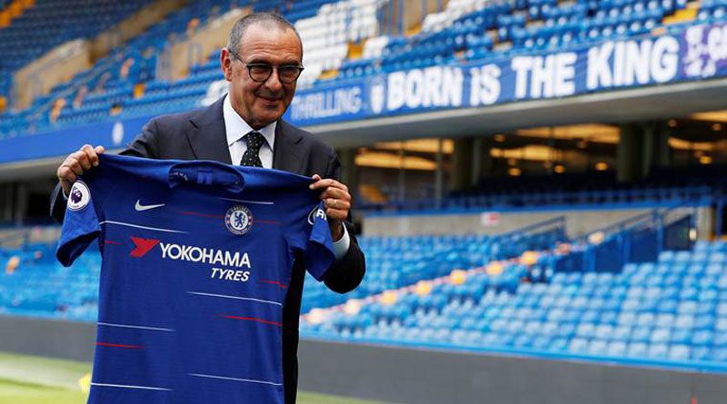 Maurizio Sarri presented as the new Chelsea manager