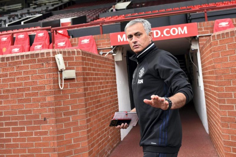 José Mourinho at Old Trafford