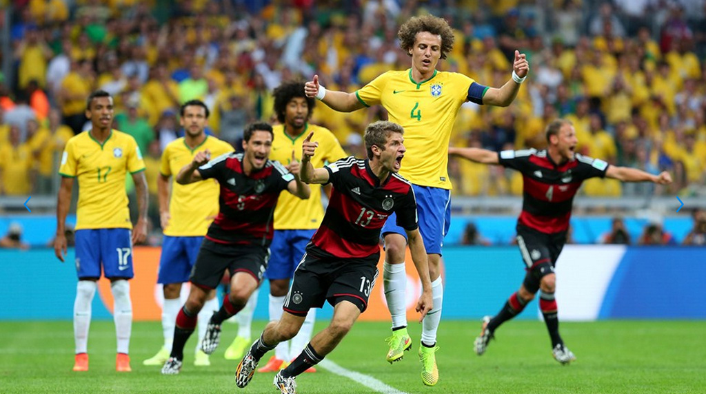 Germany beating Brazil 7-1